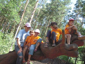 Abschlussfahrt der wilden Schul-Hühner nach Einsiedel - 09.07.2010