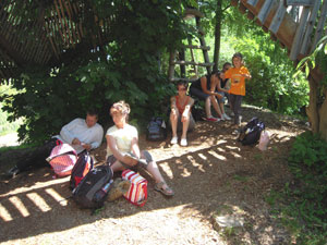 Abschlussfahrt der wilden Schul-Hühner nach Einsiedel - 09.07.2010