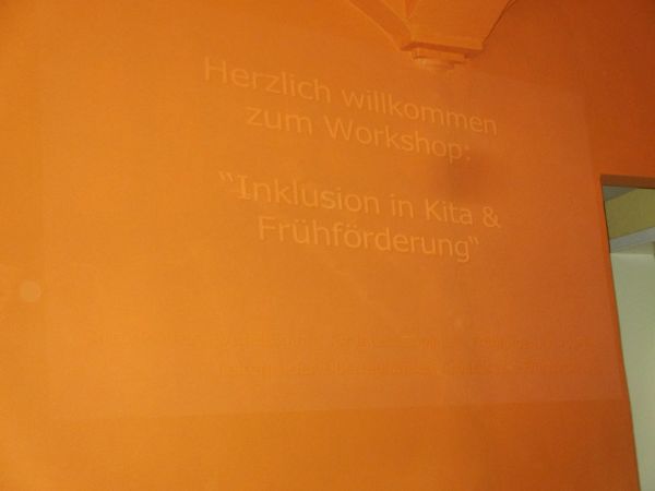 Weiterbildung Inklusion und Frühförderung - 20.04.2013